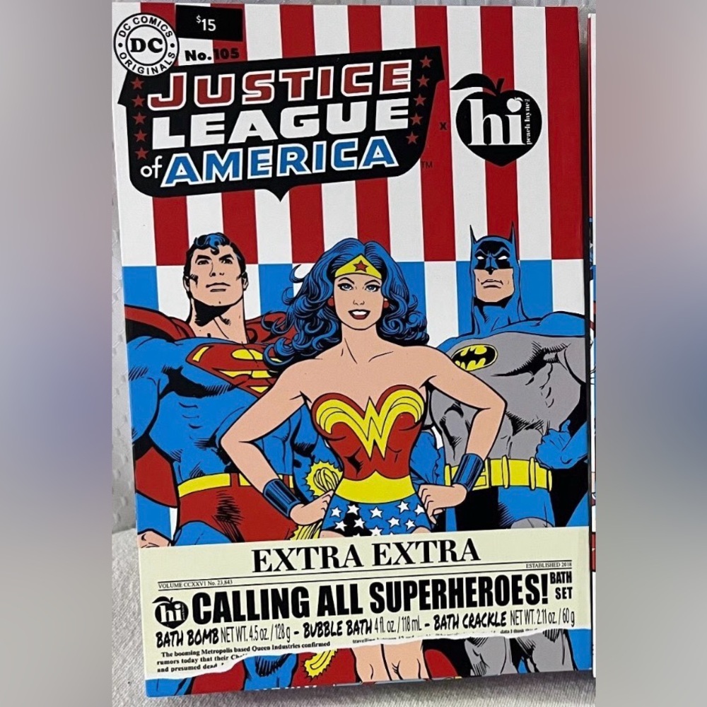 Justice League Bath Set 3 Piece